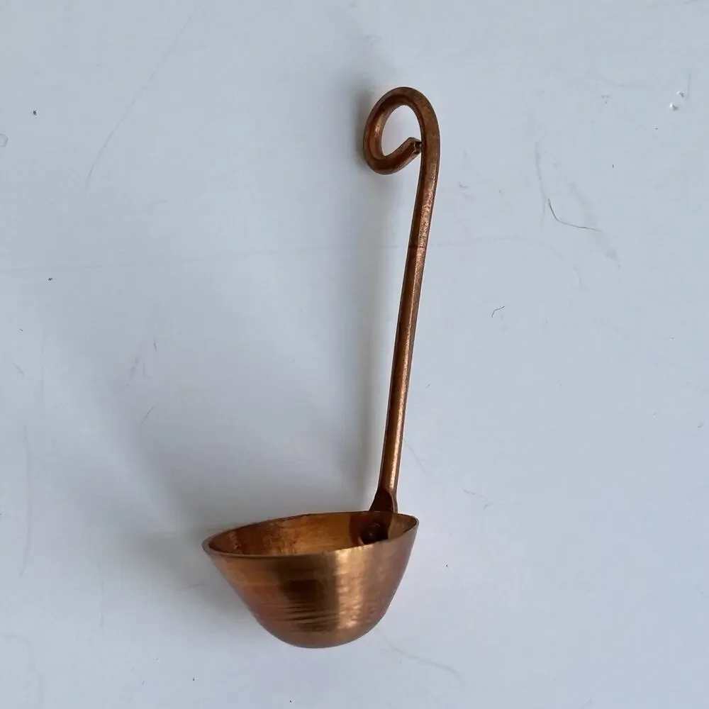 1:12 Dollhouse Miniature Copper Metal Kitchenware Set Lot 7 Pan Pot Pitcher Cups